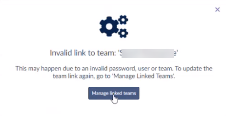 Switching teams and linking new teams